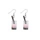 thumbnail image 1 of Bonitos pendientes colgantes de té con leche y perlas, pendientes divertidos para mujeres y niñas, pendientes para el día de San Valentín, rosa Sincero  Hogar, 1 of 5