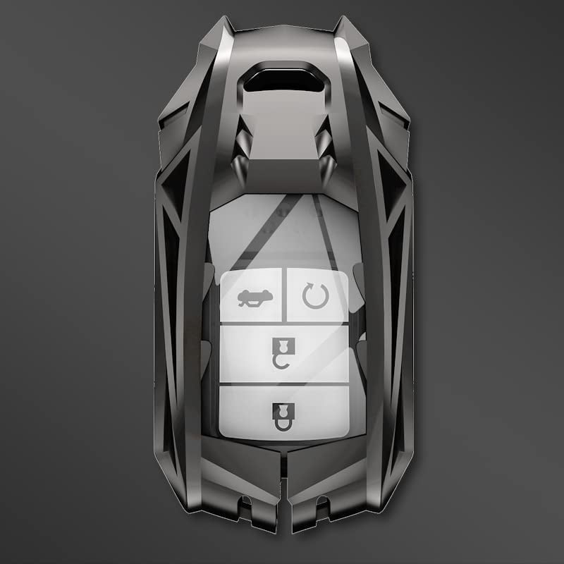 For Honda Key Fob Cover, for Honda Accord Civic CRV Pilot Odyssey Special Metal Full Cover with Keychain