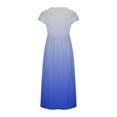 thumbnail image 3 of Pejock Women's Casual Loose Sundress Summer Sleeveless Retro Long Dress Oversized Cotton And Linen Maxi Dresses Solid Crewneck Swing Dress Flowy Tiered Maxi Beach Dress with Pockets S-5XL, 3 of 5