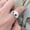 6style, variant on Plain Silver Retro Blue Glasses Owl Jewelry Ring Men And Women Design Owl Ring