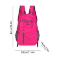 thumbnail image 3 of Mochila plegable ligera – Mochila de día resistente al agua para viajes, senderismo, acampada, escuela, deportes al aire libre y desplazamientos diarios., 3 of 6