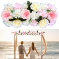 thumbnail image 4 of Faux Roses Flor Artificial Telón De Fondo Hogar / Decoración De Ramo De Oficina mayimx rosas de boda, 4 of 9