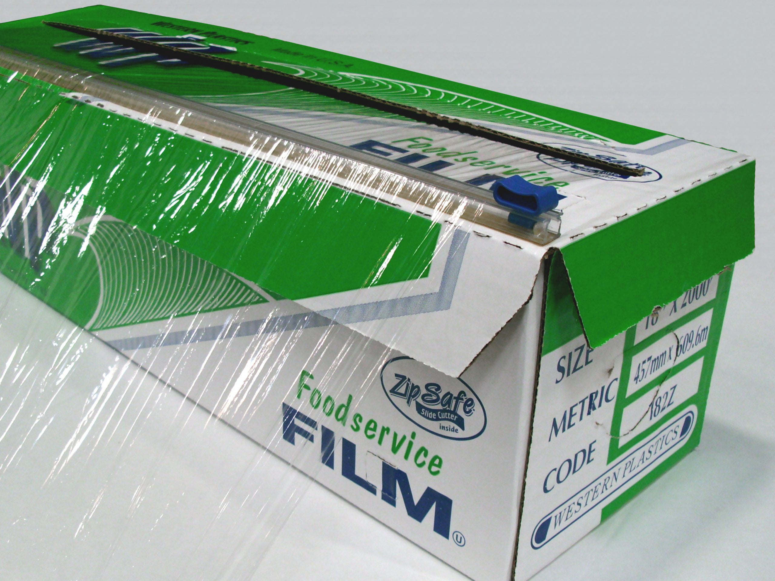18 x 2000' Food Service Film with Slide Cutter 1 Roll/Case