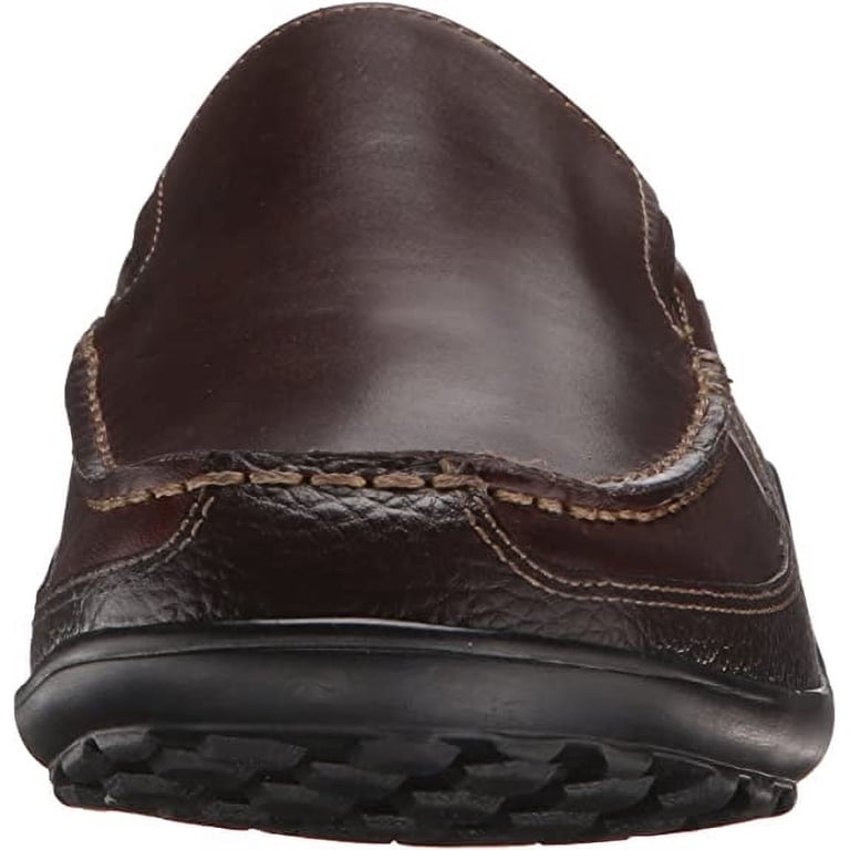 Cole Haan Men 9M Leather Tucker Venetian Driving Loafers French Roast Dark Brown Cole Haan Brown Tucker Venetian Casual Shoes for Men for  main image 4