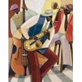 thumbnail image 2 of Wyatt, Norman Jr. 26x32 White Modern Wood Framed Museum Art Print Titled - In the Groove 1, 2 of 4