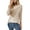 Apricot, variant on Cogild Women's Casual Knitted Sweaters for Womens with Long Sleeves Textured Design Lightweight Pullover Fall Winter Layering Tops Shirts for Womens