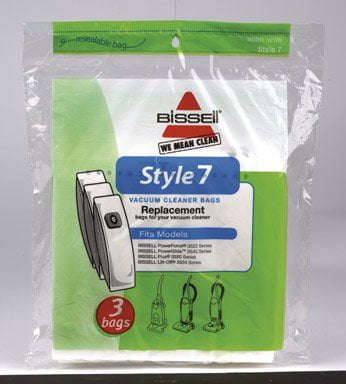 BISSELL Style 7 Vacuum Bags for Bagged 