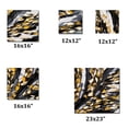 thumbnail image 4 of Designart "Golden Wave Reflections VII" Abstract Painting Living Room Set, 4 of 5