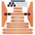 thumbnail image 2 of Stair Tread Template Tool, Adjustable Angle Aluminum Alloy Stair Tread Template Tool Wear Resistant  for Layout Projects, 2 of 7