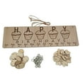 thumbnail image 5 of Uscallm under $5 4Pcs Wooden Birthday Calendar, Wooden Family Birthday Calendar Board, DIY Wall Mounted Date Tracker, Personalized Anniversary Reminder Sign, Home Office Organization Plaque, 5 of 9