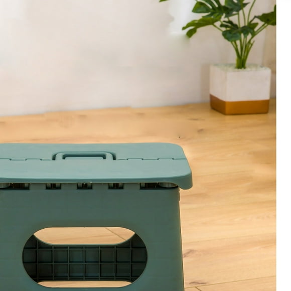 Step Stool Portable Step Stool Plastic Footstool Adults Step Stool Kids Step Stool Folding Step Stool Portable Strong Space Saving Plastic Footstool For Adults And Kids Light Green