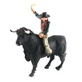 thumbnail image 4 of TISHITA Hand Painted Bull with Figurines Model Party Favor Birthday Gift Realistic D, 4 of 8