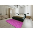 thumbnail image 5 of Ahgly Company Machine Washable Indoor Rectangle Transitional Deep Pink Area Rugs, 4' x 6', 5 of 7