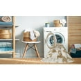 thumbnail image 2 of Ahgly Company Machine Washable Indoor Rectangle Abstract Blanched Almond Beige Area Rugs, 2' x 4', 2 of 7