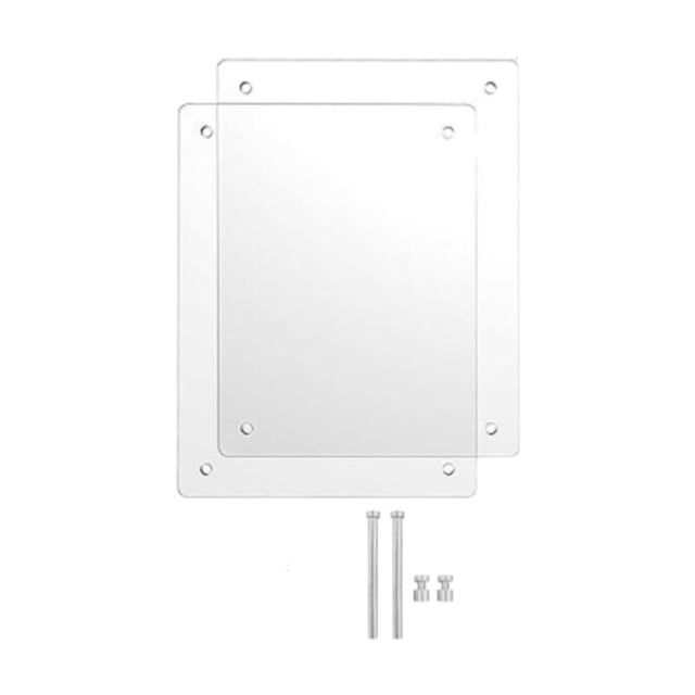 jifeng Clear Acrylic Picture Frame Home Decor Frameless Gift Dried Flower Frame