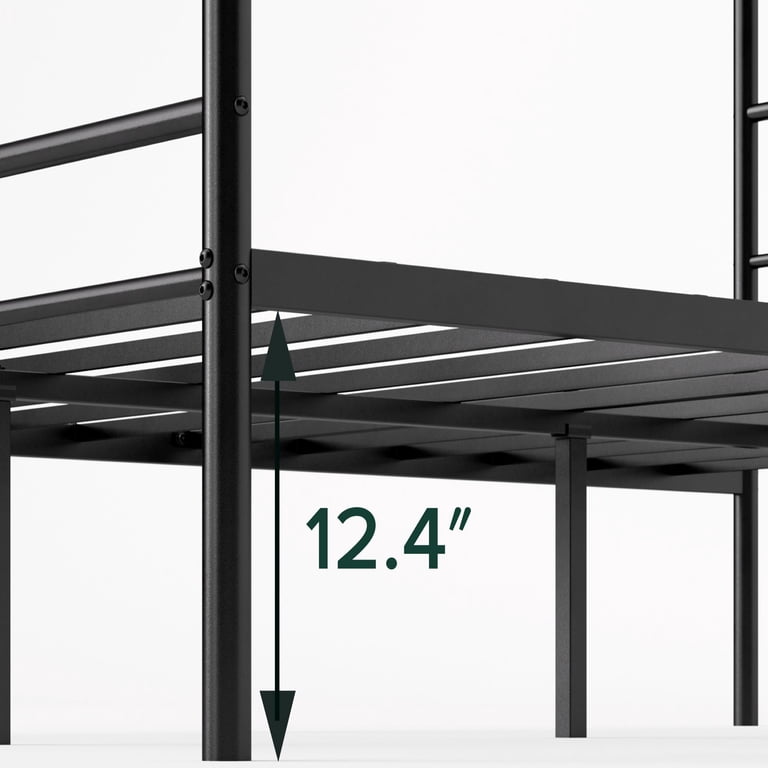 Zinus Seguro Full Metal Canopy Platform Bed, Black photo 5