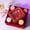 Red, variant on Deeceymbur Metal Airtight Candy Tin Box for Biscuits Cookies Storage Decorative Gift Container with Secure Seal for Home Kitchen Decor