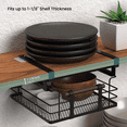 thumbnail image 2 of Home Zone Living 11"W Steel Mesh Basket Under Shelf Cabinet Pull-Out, 2 of 7
