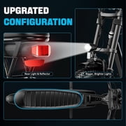 Greatwork K7 Peak 1000W Electric Scooter with Seat and Basket for Adults, 16 Fat Tire for All-Terrain, 25Miles Max Range, 20MPH Top Speed, Commuter Ebike for Adults & Teens, Motorcycle Style, UL2272