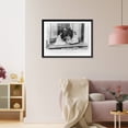 thumbnail image 3 of Historic Framed Print, Korean women, ironing with round modern sticks. [Korea, 191-], 17-7/8" x 21-7/8", 3 of 9