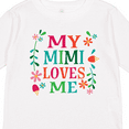thumbnail image 4 of Inktastic My Mimi Loves Me Girls Girls Long Sleeve Toddler T-Shirt, 4 of 5
