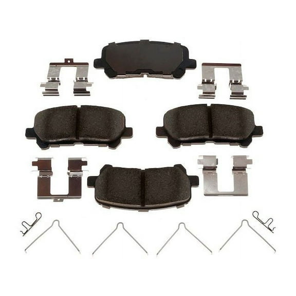 Rear Brake Pad Set - Compatible with 2011 - 2017 Honda Odyssey 2012 2013 2014 2015 2016