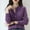 Lilac purple, variant on YAMXUN Women Cardigan O-Neck Sweater Spring Autumn Winter Female Long Sleeve Wool Knitted Solid Soft
