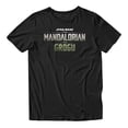 thumbnail image 2 of Star Wars The Mandalorian And Grogu Movie Logo Full Color Men's T Shirt (Black, S-3XL), 2 of 4