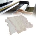 thumbnail image 4 of Upright Piano Chair Full Cover, Lace Piano Full Cover Floral Printed Exquisite Look  For Protection, 4 of 8
