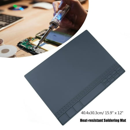 

Silicone Workbench Work Desk Heat Resistant Insulation Mat Soldering Welding Pad
