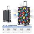 thumbnail image 4 of Pofeuu Colorful Air Balloons1 Print Luggage Suitcase Cover Protector Luggage Washable Covers Aesthetic for 18/24/28/32 inch Luggage（No luggage included）-Large, 4 of 7