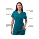 thumbnail image 3 of Conjunto médico Adar Pro Breakthrough Plus para mujer - Top con cuello en V mejorado y pantalones con múltiples bolsillos - 4400 - Azul caribeño - S, 3 of 5