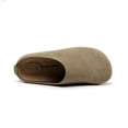 thumbnail image 4 of Women's Blain Genuine Suede Slip-On Clogs with + Memory Foam & Chic Buckle Mule - Comfortable, Non-Slip, Wide Widths Available, 4 of 6