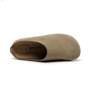 Women's Blain Genuine Suede Slip-On Clogs with + Memory Foam & Chic Buckle Mule - Comfortable, Non-Slip, Wide Widths Available
