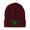 Burgundy, variant on Beanie Alien Stay Weird Embroidery, One Size, Navy
