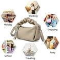 thumbnail image 6 of Small Shoulder Handbag for Women Soft Crossbody Bag Designer Cloud Pouch Bag Lightweight Clutch Purse, 6 of 6