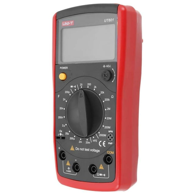 Handheld Digital Capacitance Meter High Precision Inductance Capacitance Meter Clear Display Digital Capacitance Meter with Range Switch for Industry