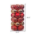 thumbnail image 3 of 30pcs Christmas Tree Balls, 2.36" Christmas Ornament Decorations Shatterproof Ornaments Gold and Red Color Painted Christmas Baubles Decorations for Party Wedding Christmas Decor, 3 of 7