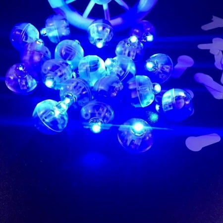New Lovely Home Decor 50Pcs/lot Round Ball Led Balloon Lights Mini Flash Lamps for Lantern Christmas Wedding Party Decoration