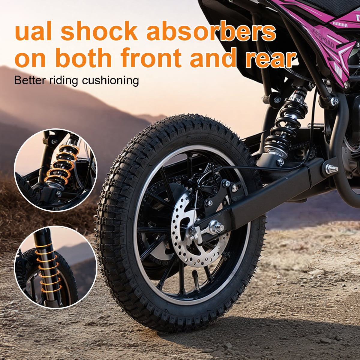 SAY YEAH Dirt Bike,50CC Mini Dirt Bike for Kids 8-13,Max Speed 25MPH,Support Up to 180lbs,Pull Start