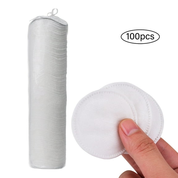 JZROCKER Delicate Face Makeup Pads 100sheets Cotton Pads for Toning and Makeup Removal