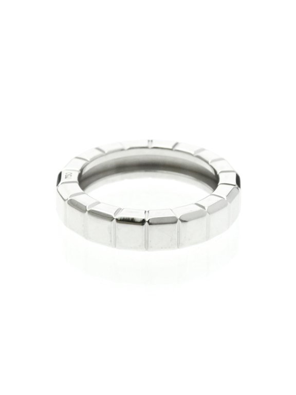 Pre-Owned Chopard Ice Cube 82/7407 White Gold (18K) Fashion No Stone Band Ring Silver