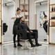 thumbnail image 2 of Silla De Barbería Negra Reclinable Con Base Hidráulica, 2 of 4