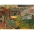 thumbnail image 2 of Alice Pike Barney 24x19 Black Ornate Framed Double Matted Museum Art Print Titled: Rooftops (ca. 1900), 2 of 5