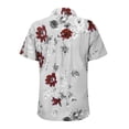 thumbnail image 5 of Mefallenssiah Été pour les Femmes, Manches Courtes Femmes Col Revers avec Bouton Imprimé tops, 5 of 5