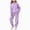 Purple, variant on zuwimk Baby Girl Fall Winter Outfit Infant Letter Print Long Sleeve Sweatshirt and Jogger Pants Girl Clothes(Pink,9-10 Years)