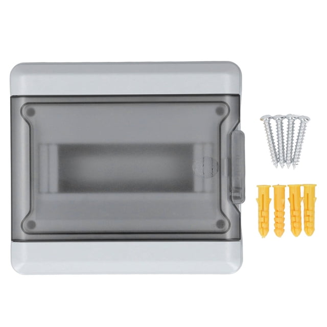 Caja de protección de distribución de 9 vías, cubierta transparente, montaje abierto, caja de distribución impermeable IP65