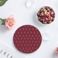 thumbnail image 4 of FMSHPON Merry Christmas Xmas Tree Winter Christmas Set of 6 Round Coaster for Drinks, Absorbent Ceramic Stone Coasters Cup Mat with Cork Base for Home Kitchen Room Coffee Table Bar Decor, 4 of 6