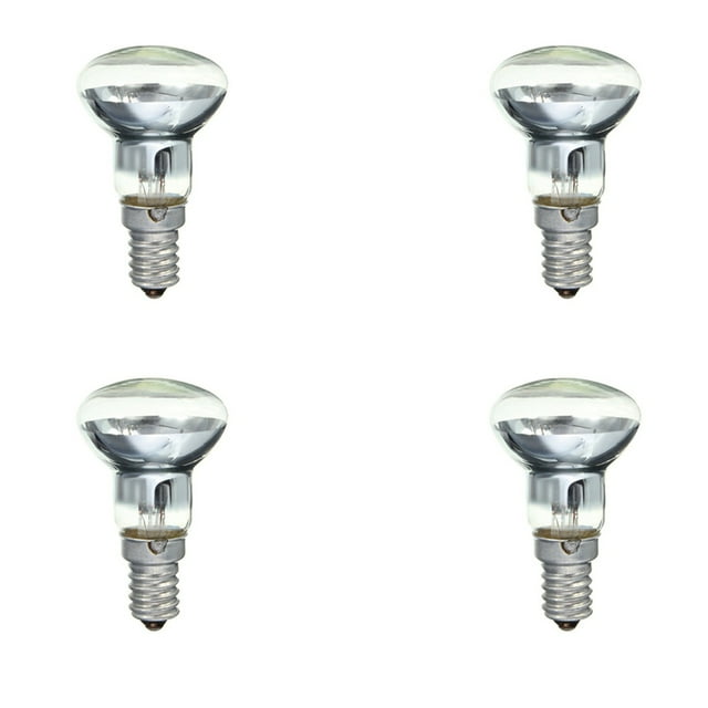 Replacement Lava Lamp E14 R39 30W Spotlight Screw in Light Bulb Clear Reflector Spot Light Bulbs Lava Incandescent 4Pcs