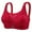 Red, variant on purcolt Women's Wireless Bras No Underwire Full Coverage Everyday Bras Comfortable Wirefree Minimizer Bras with Soft Support